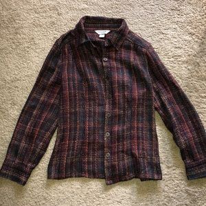 christopher & banks button down long sleeve shirt